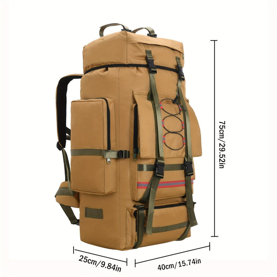 130L Backpack Outdoor Travel Backpack Camping Backpack For Adults Large - Blue - Size M