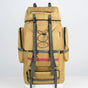 130L Backpack Outdoor Travel Backpack Camping Backpack For Adults Large - Khaki - Size M