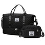 Travel Duffel Bag Small Pouch Travel Accessories Quilted Design Organized - Black - Size L