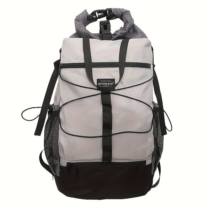 Travel Backpack Four Colors Spacious Compartments Durable Material Comfortable - Green - Size L
