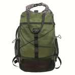 Travel Backpack Four Colors Spacious Compartments Durable Material Comfortable - Gray - Size L
