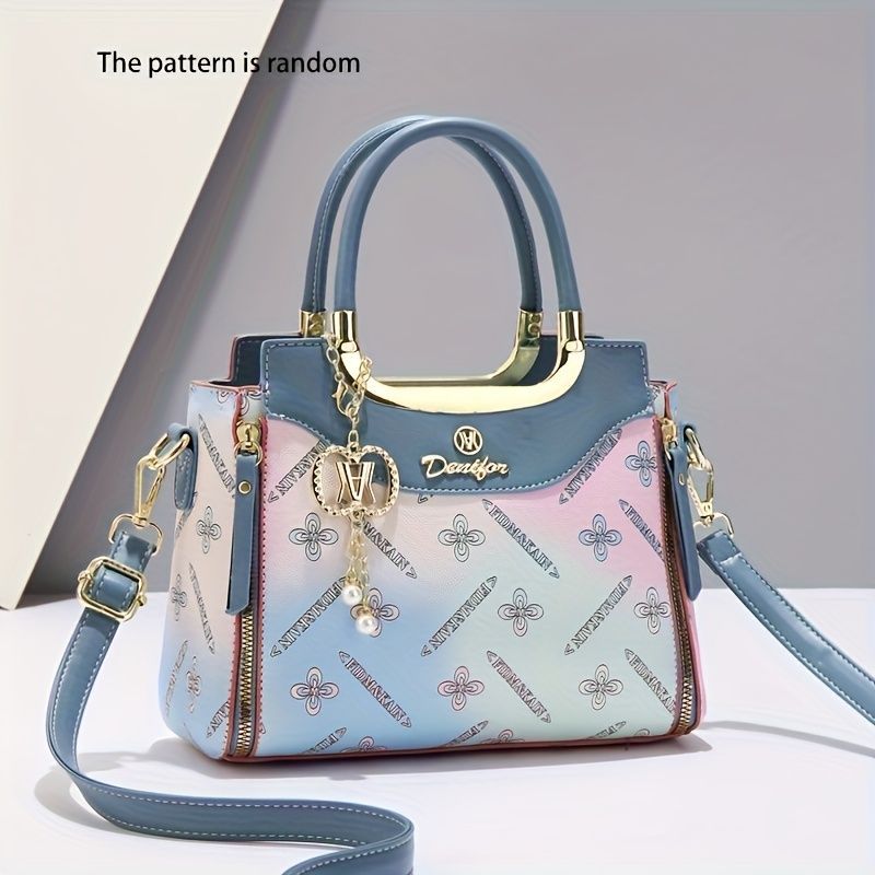 Women'S Handbag Large Capacity Shoulder Bag Crossbody Bag Tote Bag All-Match - Blue - Size 24-10-18