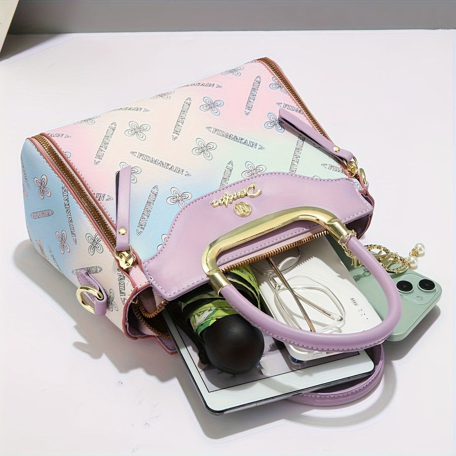Women'S Handbag Large Capacity Shoulder Bag Crossbody Bag Tote Bag All-Match - Blue - Size 24-10-18
