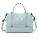 Travel Duffle Bag Small Pouch Travel Accessories Durable Duffle Bag Weekend - Blue - Size L