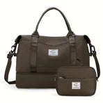 Travel Duffle Bag Small Pouch Travel Accessories Durable Duffle Bag Weekend - Green - Size L