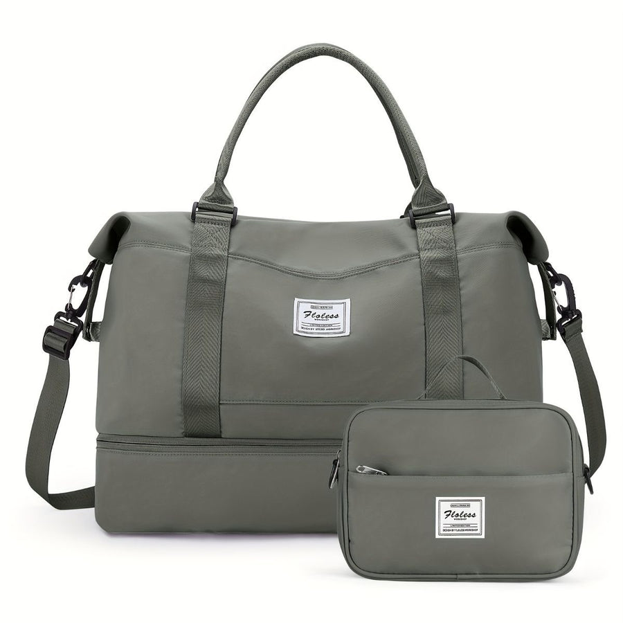 Travel Duffle Bag Small Pouch Travel Accessories Durable Duffle Bag Weekend - Pink - Size L