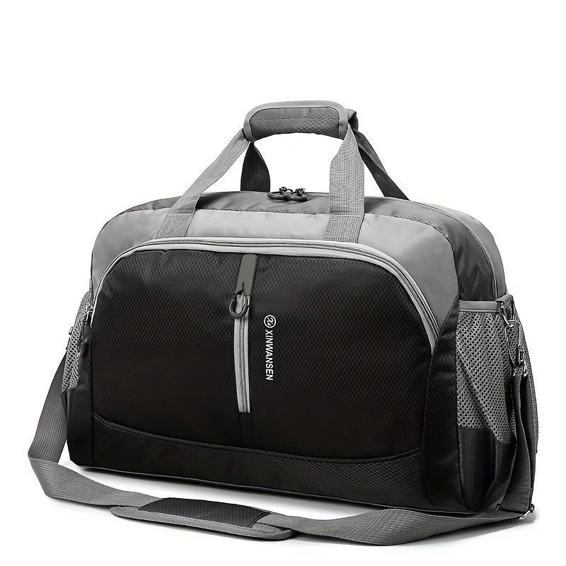 Travel Duffel Bag Multicolor Duffel Durable Travel Bag Spacious Duffel Bag - Gray - Size L