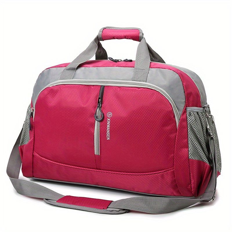 Travel Duffel Bag Multicolor Duffel Durable Travel Bag Spacious Duffel Bag - Gray - Size M