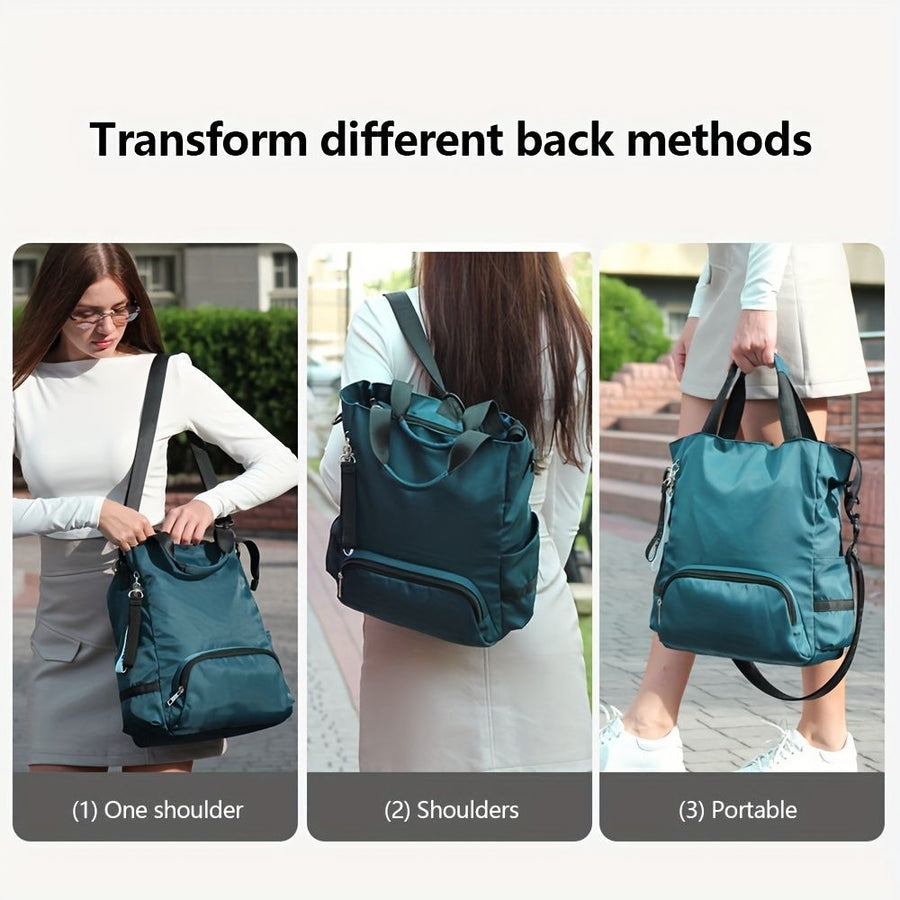 Travel Backpack Multifunctional Backpack Stylish Backpack Durable Travel Bag - Blue - Size L