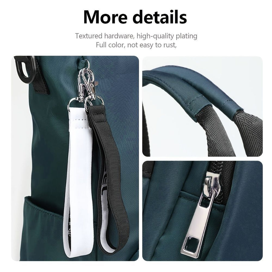 Travel Backpack Multifunctional Backpack Stylish Backpack Durable Travel Bag - Burgundy - Size L