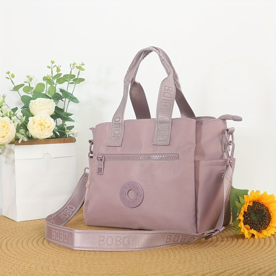 Ladies Crossbody Bag Travel Bag For Women Stylish Handbag Functional Bag - Mocha - Size L