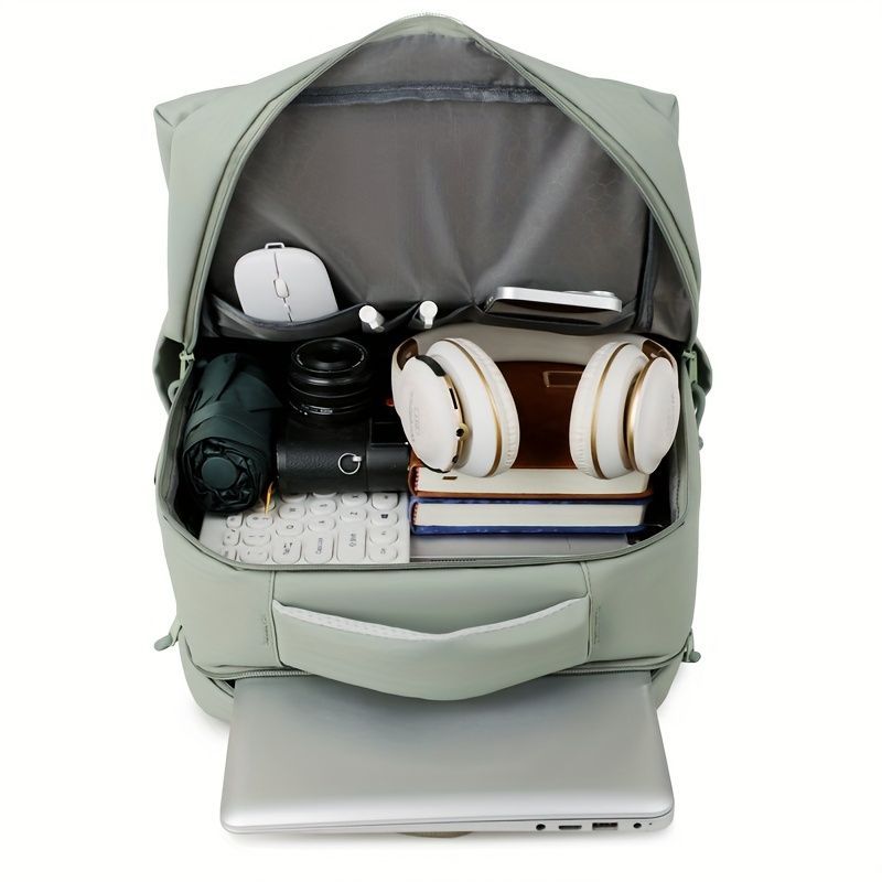 Travel Backpack Durable Backpack Organized Storage Backpack Comfortable - Light Green - Size L
