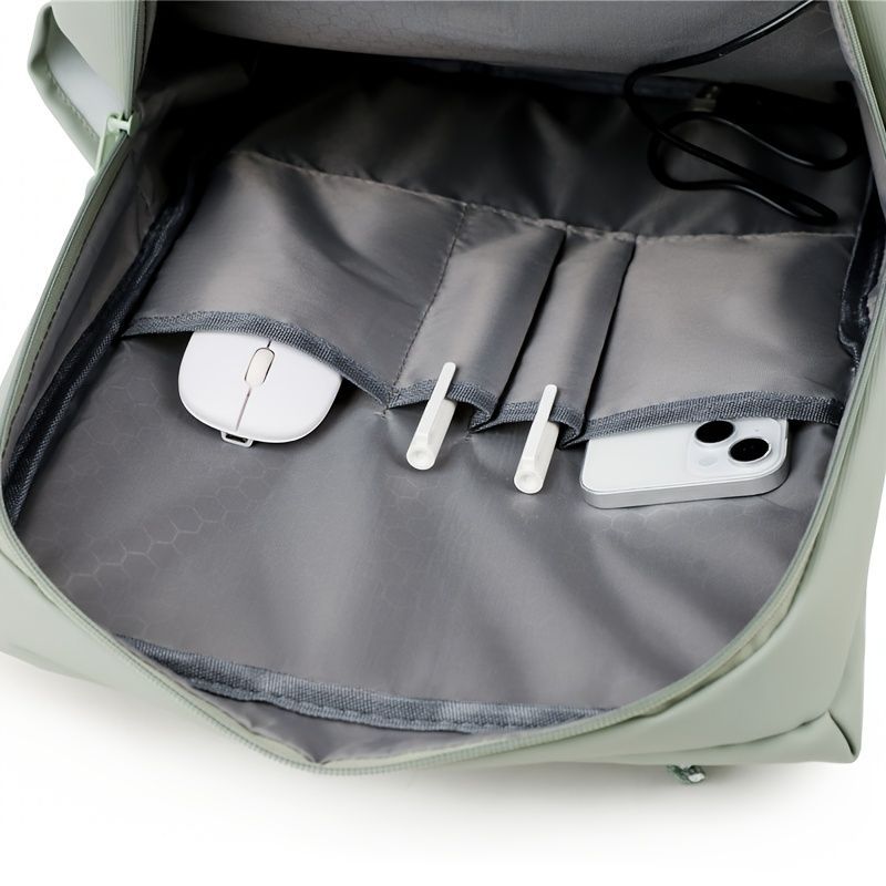Travel Backpack Durable Backpack Organized Storage Backpack Comfortable - Light Green - Size L