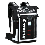 Waterproof Backpack Travel Backpack Taichi Backpack Laptop Backpack Multiple - Black - Size L