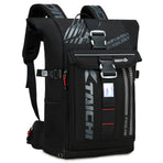 Waterproof Backpack Travel Backpack Taichi Backpack Laptop Backpack Multiple - Black - Size L