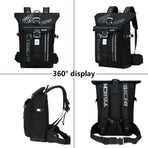 Waterproof Backpack Travel Backpack Taichi Backpack Laptop Backpack Multiple - Black - Size L