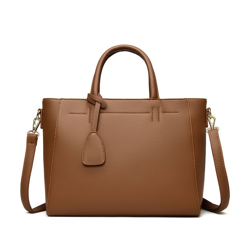 Women'S Tote Briefcase Commuting Bag Handheld Bag Cross-Body Bag Spacious Tote - Beige - Size 31-11-24