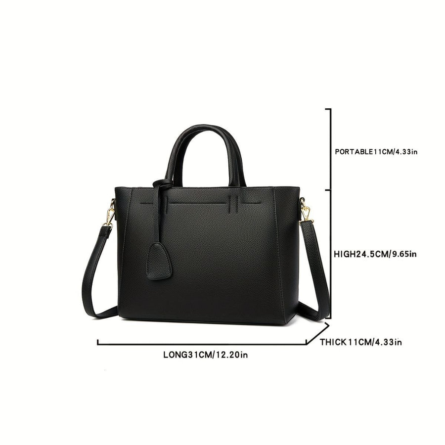 Women'S Tote Briefcase Commuting Bag Handheld Bag Cross-Body Bag Spacious Tote - Beige - Size 31-11-24