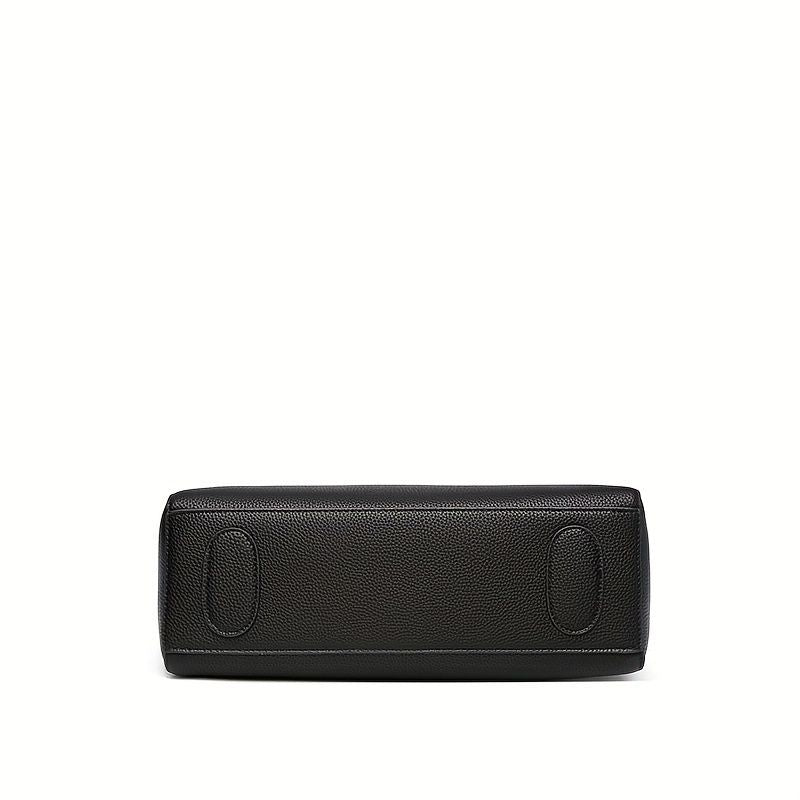 Women'S Tote Briefcase Commuting Bag Handheld Bag Cross-Body Bag Spacious Tote - Black - Size 31-11-24