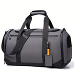Travel Duffel Bag Laptop Duffel Men'S Travel Bag Women'S Travel Bag Durable - Black - Size L