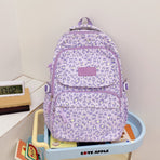 Ladata Backpack Stylish Ladies Backpack Middle School Backpack College Student - Black - Size 45-30-17
