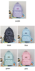 Ladata Backpack Stylish Ladies Backpack Middle School Backpack College Student - Green - Size 45-30-17