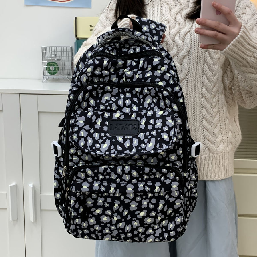 Ladata Backpack Stylish Ladies Backpack Middle School Backpack College Student - Green - Size 45-30-17