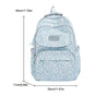 Ladata Backpack Stylish Ladies Backpack Middle School Backpack College Student - Purple - Size 45-30-17