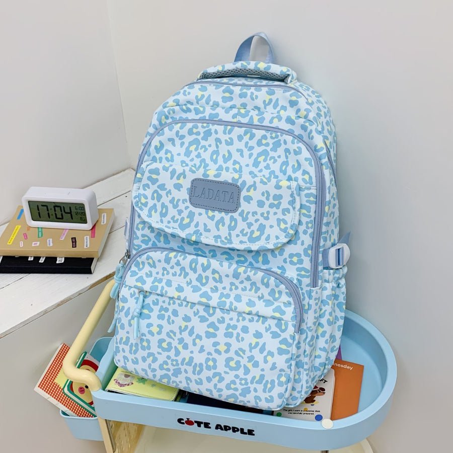 Ladata Backpack Stylish Ladies Backpack Middle School Backpack College Student - Purple - Size 45-30-17
