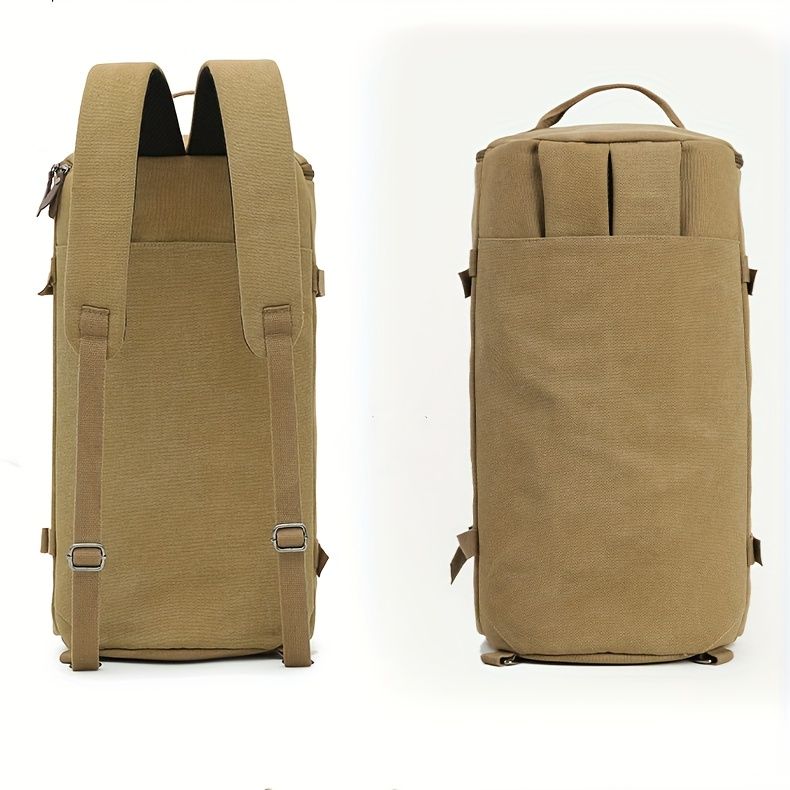 Yellow Black canvas travel backpack, durable travel backpack, spacious carry-on bag, stylish backpack Australia, travel bag for weekend getaway, organized backpack with pockets