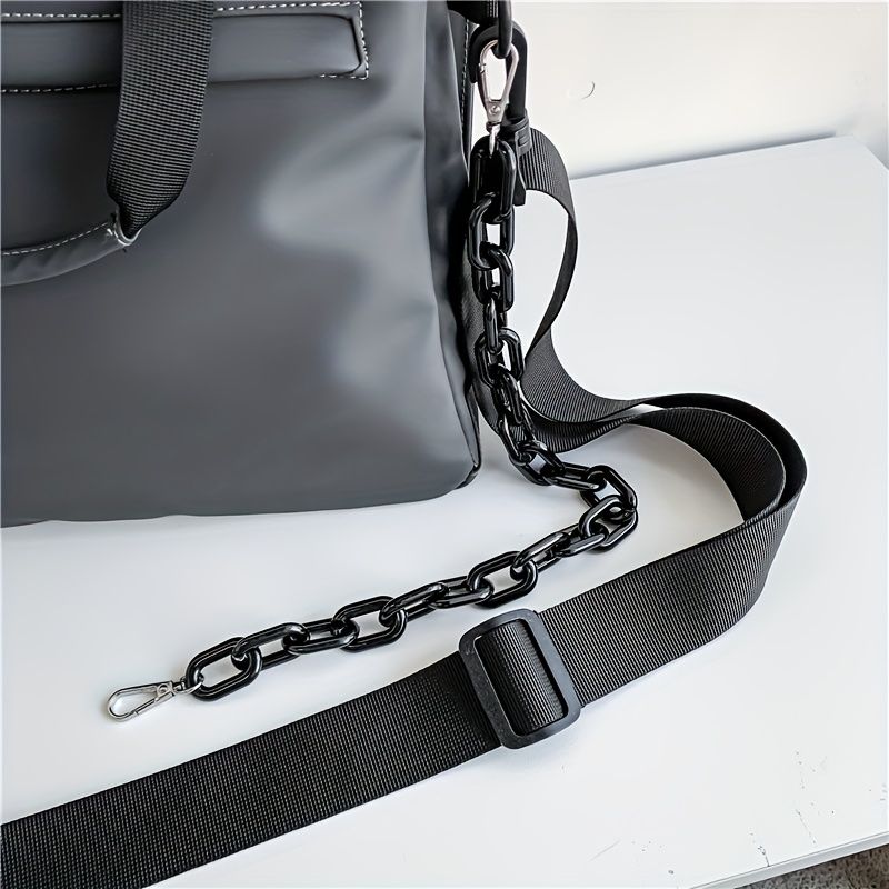 Black Trendy Cross-Body Backpack High-Quality Backpack Travel Backpack Daily Use