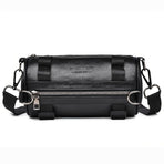 Black Brown Unisex Cross Body Bag Travel Bag Durable Bag Adjustable Strap Bag Multiple