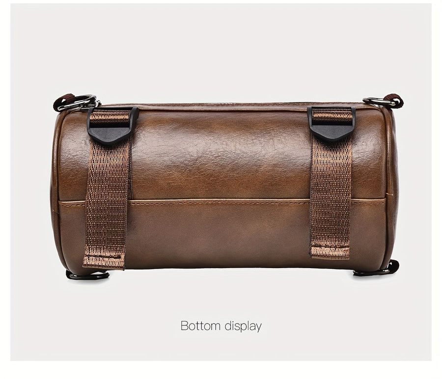 Black Brown Unisex Cross Body Bag Travel Bag Durable Bag Adjustable Strap Bag Multiple
