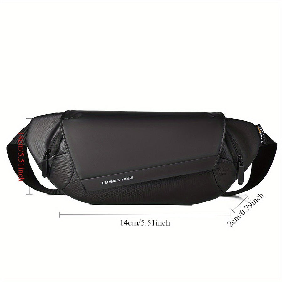Black Gray Magnetic Closure Backpack Sling Bag Travel Backpack Daypack Crossbody Bag