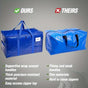 Blue White large capacity storage bin, home organisation, toy storage, clothes storage, durable storage container, Australian storage solutions