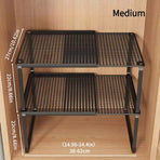 Black White adjustable mesh storage shelves, heavy duty home organizer, layered shelving, closet organization, garage storage, mesh shelf unit, Australian home storage