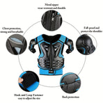 Kids Cycling Armor Cycling Protection Children'S Cycling Gear Chest Guard For - Black - Size L