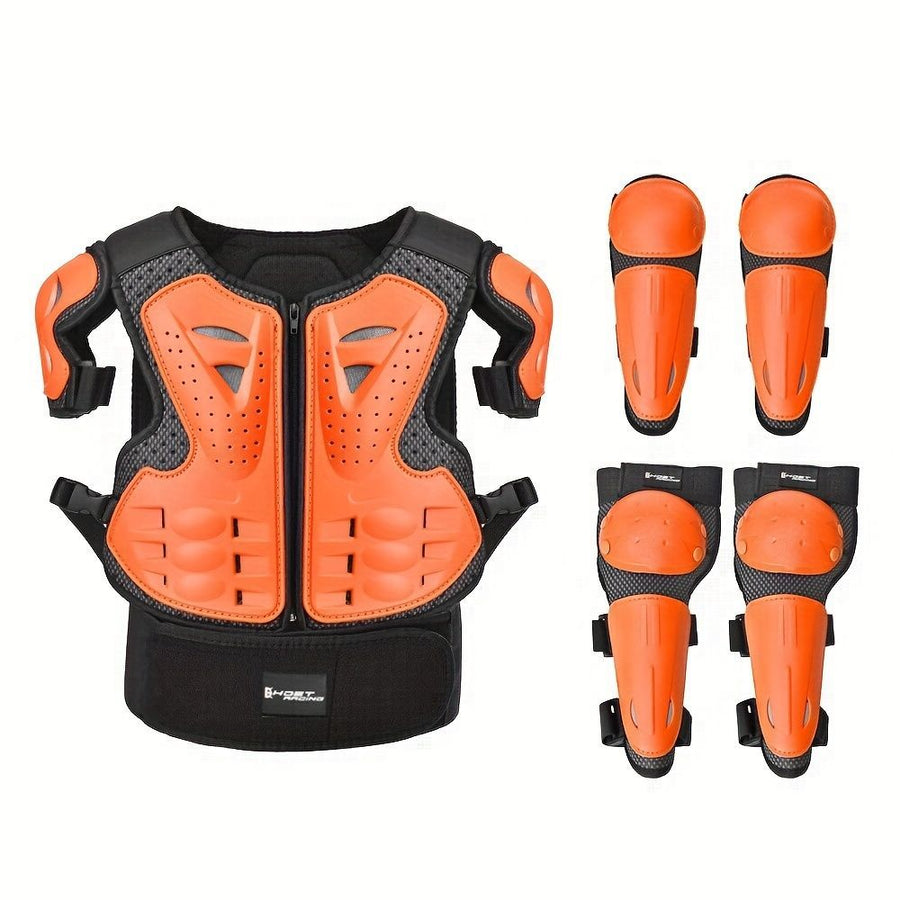 Kids Cycling Armor Cycling Protection Children'S Cycling Gear Chest Guard For - Black - Size L