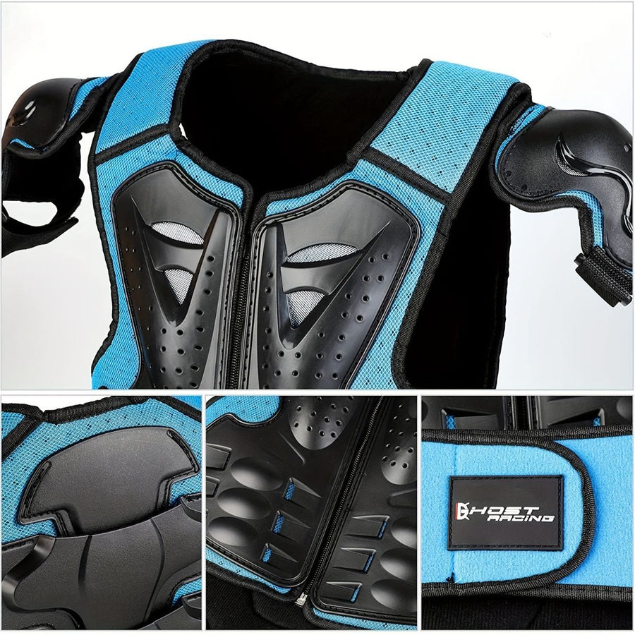 Kids Cycling Armor Cycling Protection Children'S Cycling Gear Chest Guard For - Black - Size L