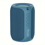 Portable Bluetooth Speaker Compact Speaker High-Quality Sound Long Battery Life - Gray - Size 90-93-128mm