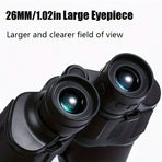 Yellow 10x50 Binoculars for Adults Outdoor Wildlife Bird Watching