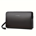 Men'S Leather Clutch Bag Men'S Accessories High-Quality Leather Stylish Clutch - Black - Size 23-4-14