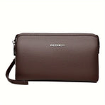 Men'S Leather Clutch Bag Men'S Accessories High-Quality Leather Stylish Clutch - Black - Size 23-4-14