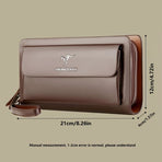 Men'S Clutch Bag Business Clutch Portable Clutch Men'S Accessories - Black - Size m
