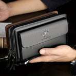 Men'S Clutch Bag Business Clutch Portable Clutch Men'S Accessories - Black - Size m