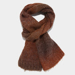Unisex Winter Set Knit Hat Scarf Touch-Screen Gloves Winter Accessories Warm - Caramel color - Size L