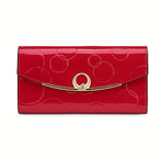 Women'S Genuine Leather Wallet Long Wallet Clutch Large Capacity Wallet - Gold - Size m