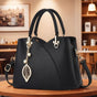 White Tote Bag Women'S Handbag Leaf Charm Bag Stylish Women'S Bag Designer Tote - Pink - Size 26-13-18