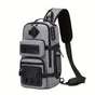 Gray Black Anti-Theft Backpack Waterproof Sling Backpack Travel Backpack Australia Daypack