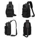 Gray Black Anti-Theft Backpack Waterproof Sling Backpack Travel Backpack Australia Daypack